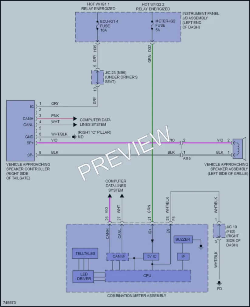 2022 Toyota Prius Active Bodyworks wiring diagram preview