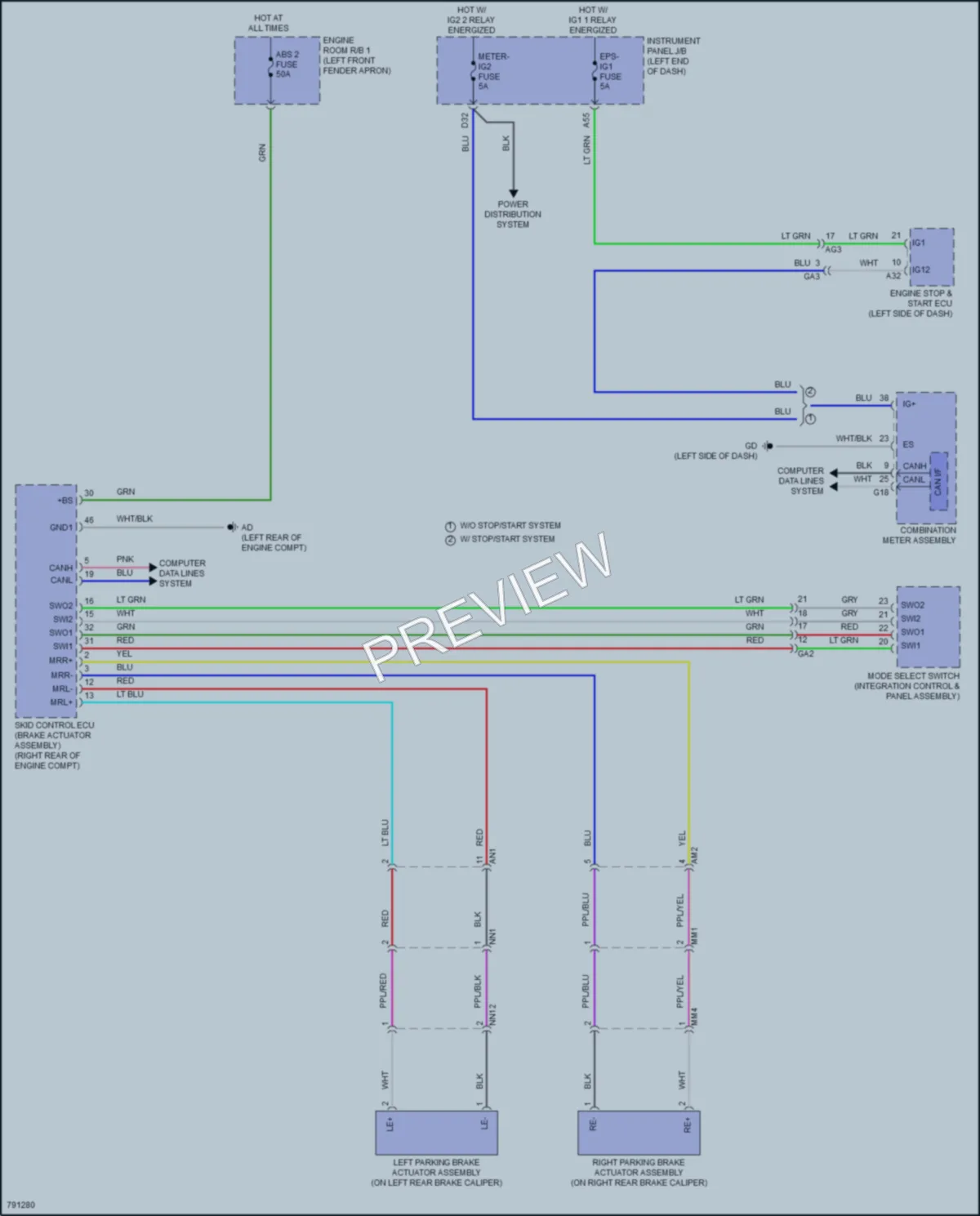 2022 Toyota RAV4 Shift Interlock wiring diagram preview