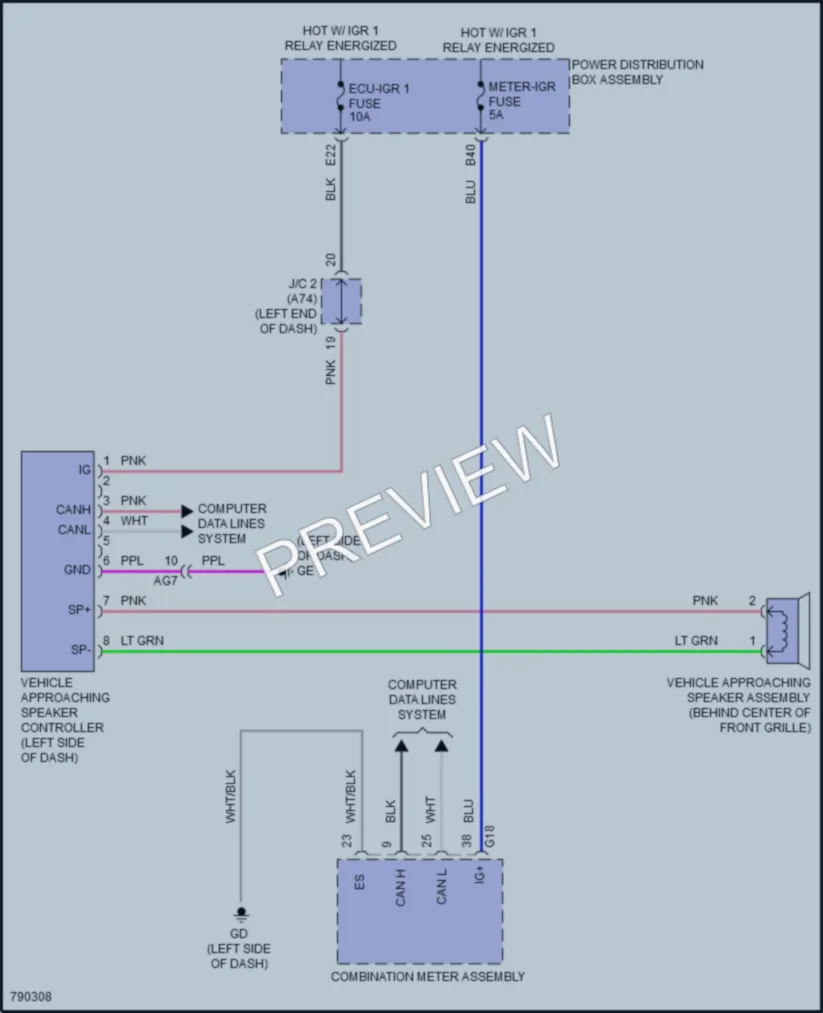 2022 Toyota RAV4Prime Active Bodyworks wiring diagram preview