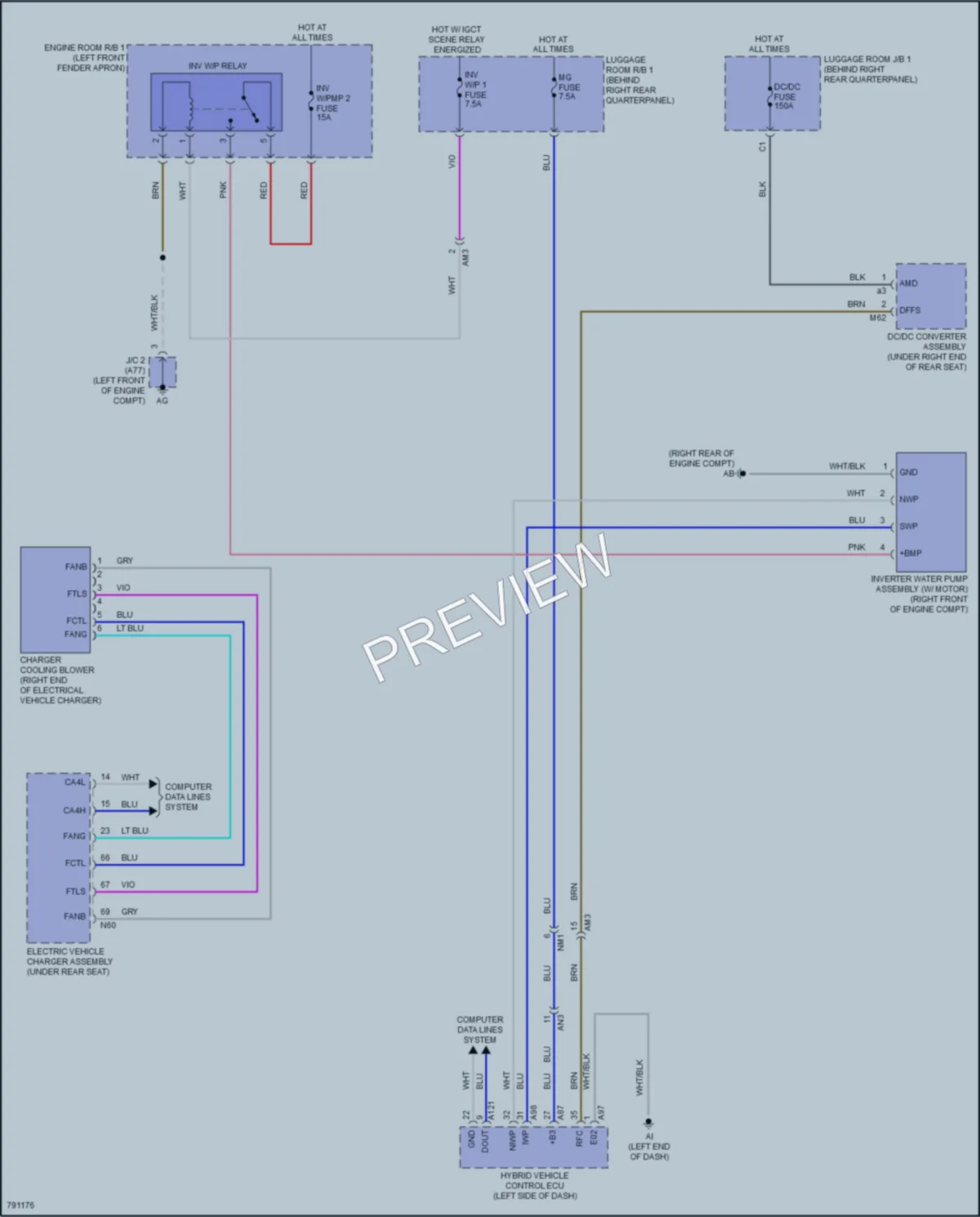 2022 Toyota RAV4Prime Cooling Fan wiring diagram preview