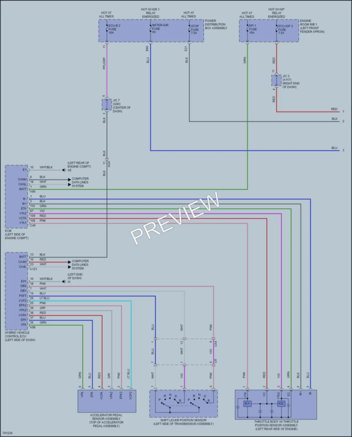2022 Toyota RAV4Prime Cruise Control wiring diagram preview