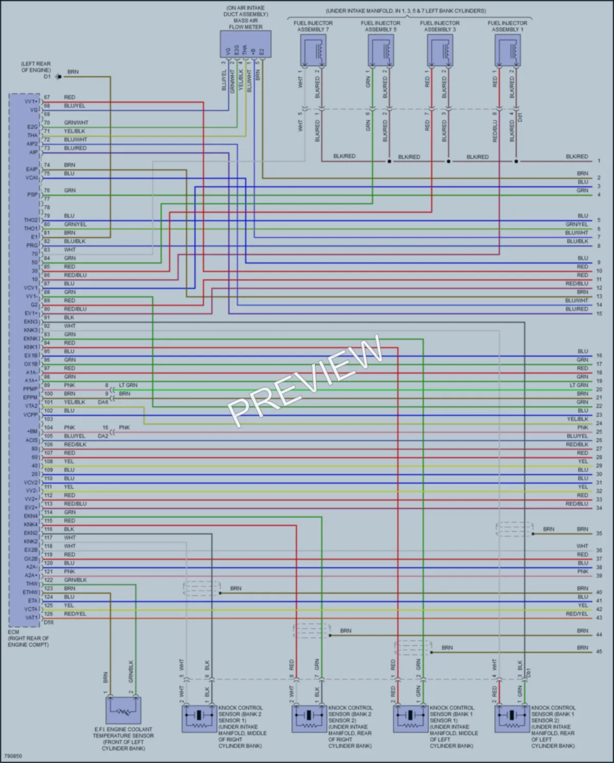 2022 Toyota Sequoia Engine Performance wiring diagram preview