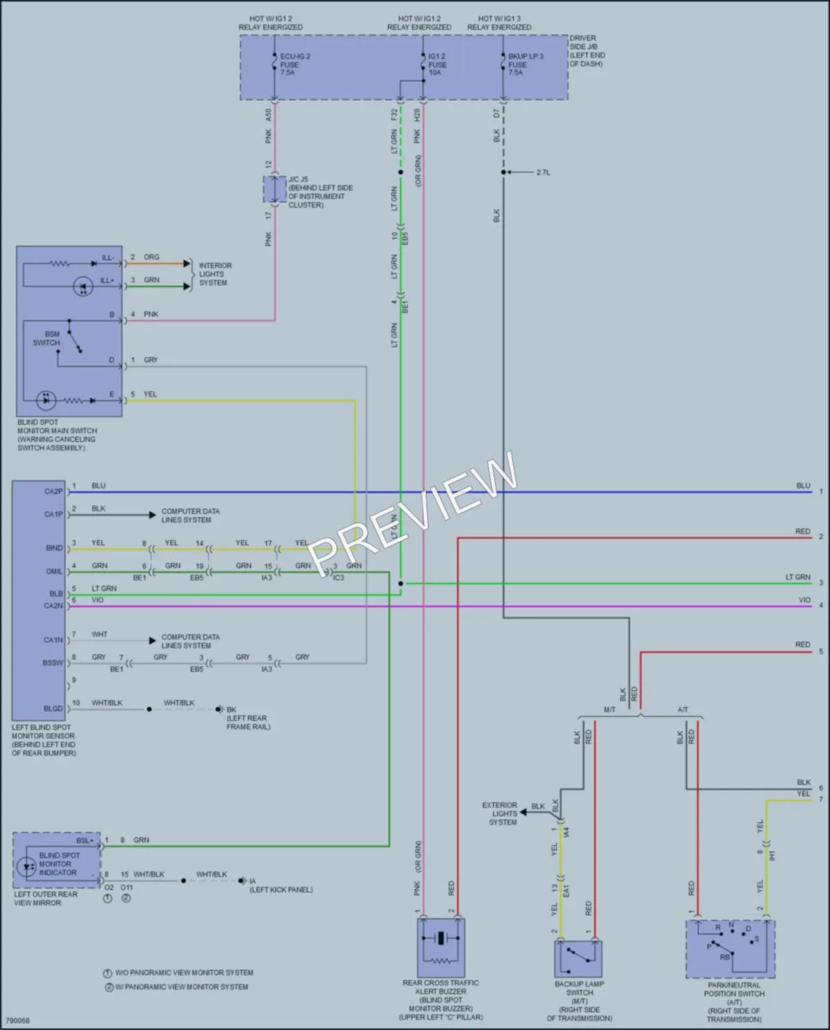 2022 Toyota Tacoma Navigation wiring diagram preview