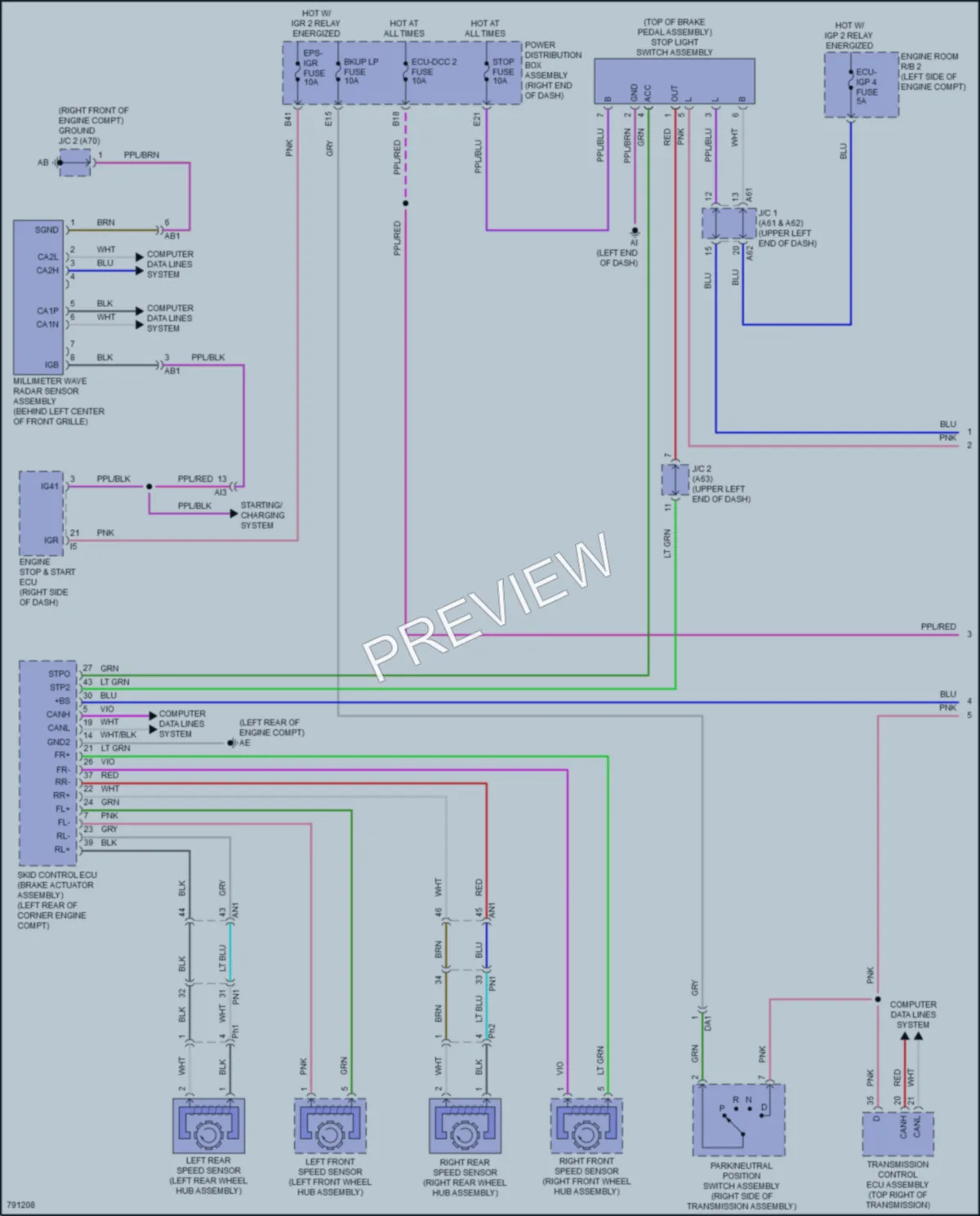 2022 Toyota Tundra Cruise Control wiring diagram preview