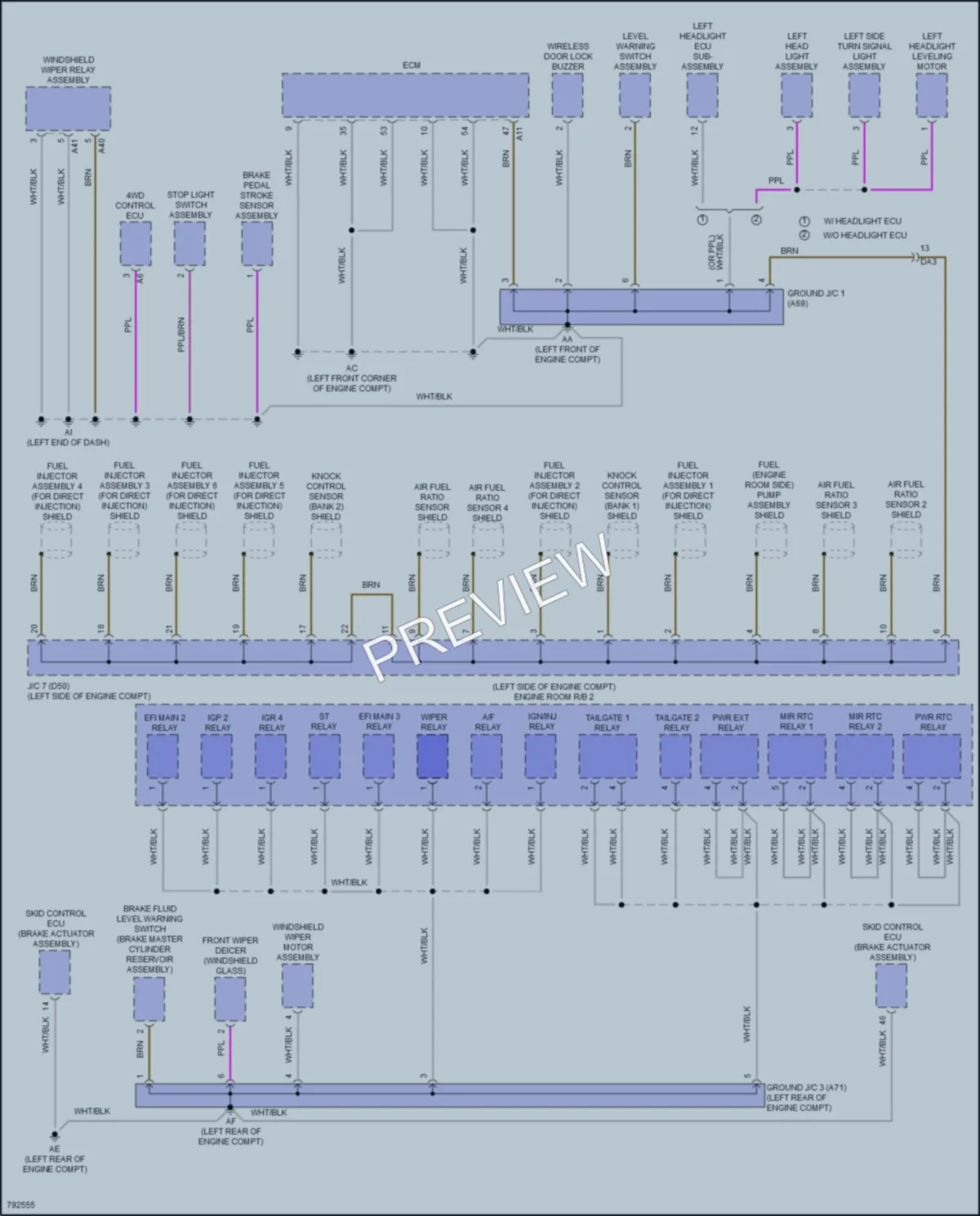 2022 Toyota Tundra Ground Distribution wiring diagram preview