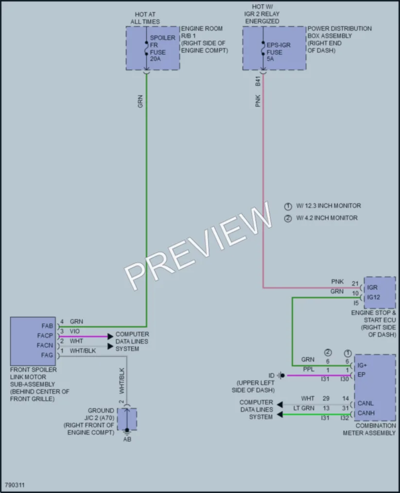 2022 Toyota TundraHybrid Active Bodyworks wiring diagram preview