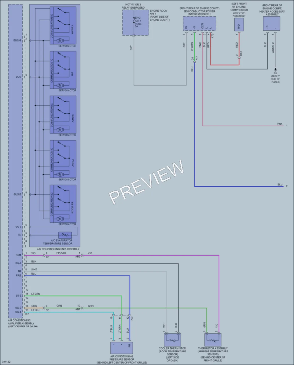 2022 Toyota TundraHybrid Air Conditioning wiring diagram preview