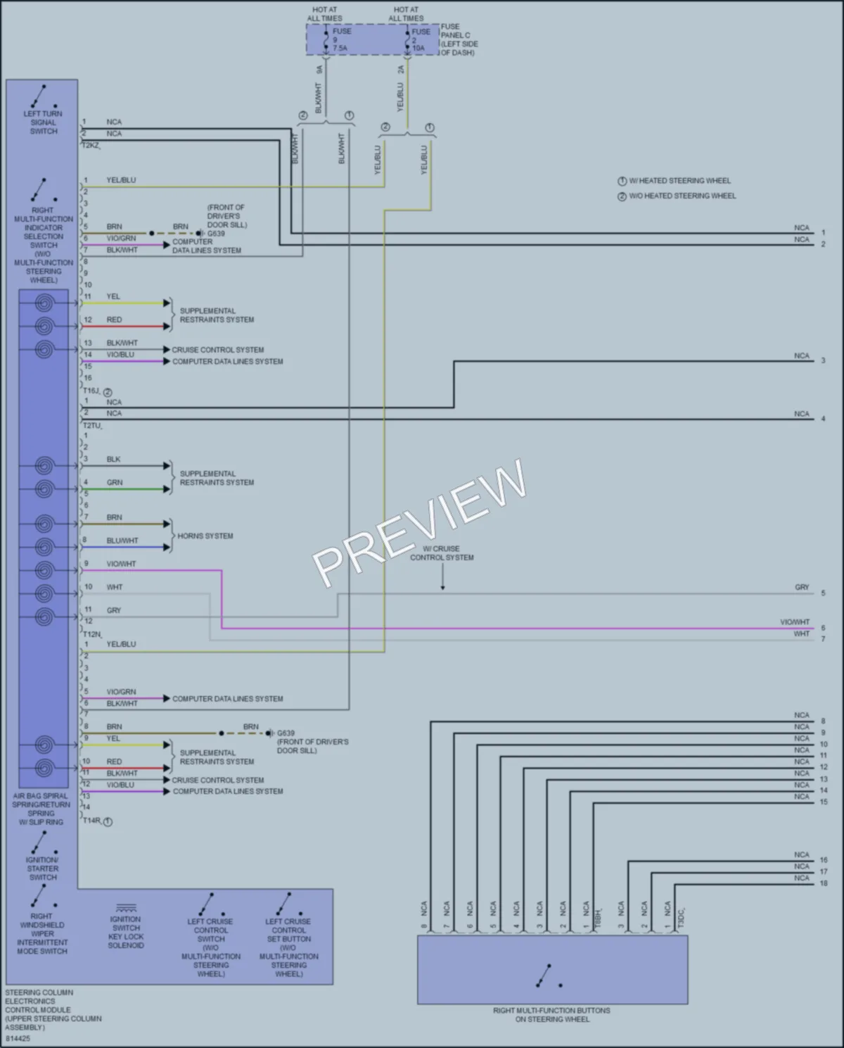 2022 Volkswagen Arteon Body Control Modules wiring diagram preview