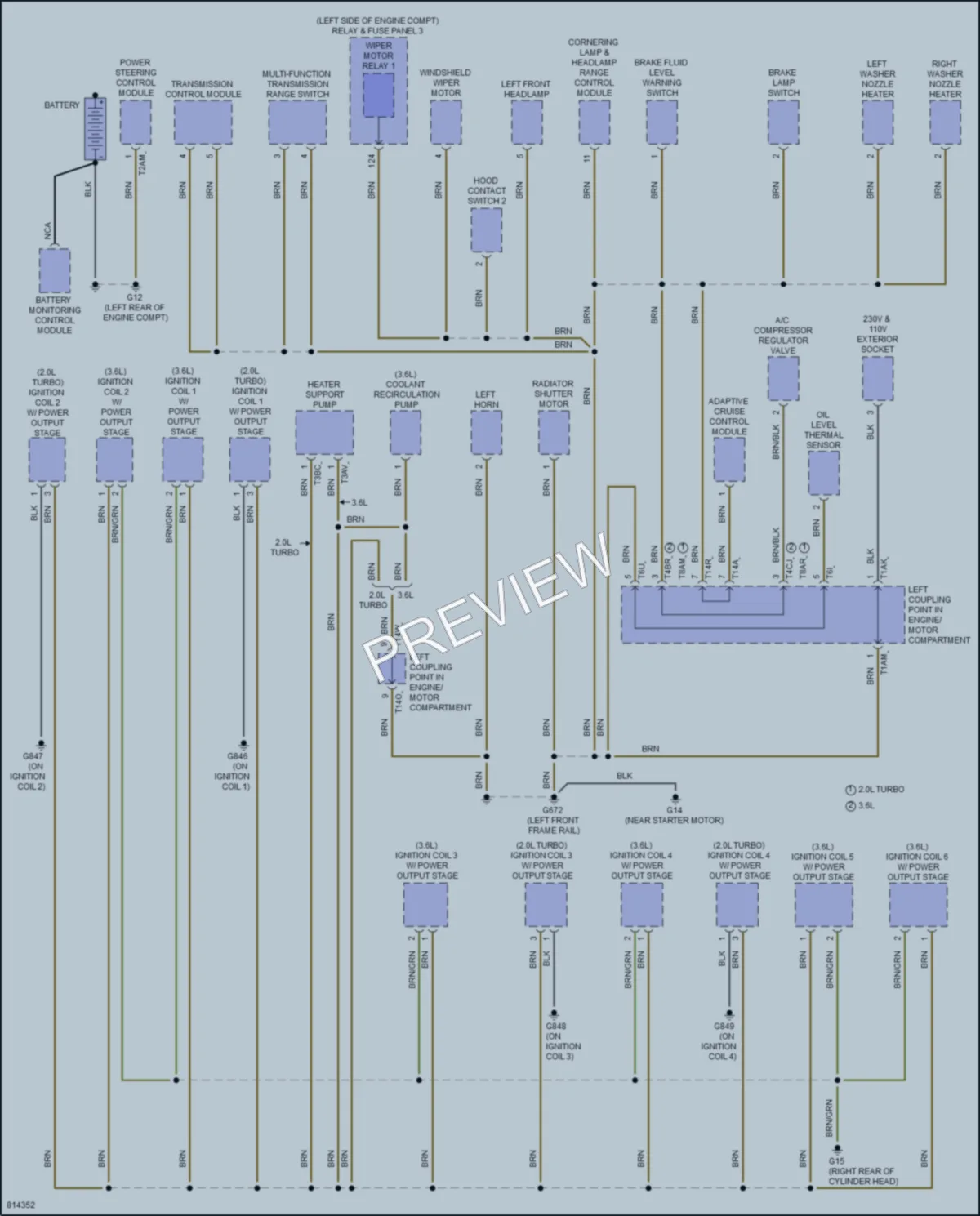 2022 Volkswagen AtlasCrossSport Ground Distribution wiring diagram preview