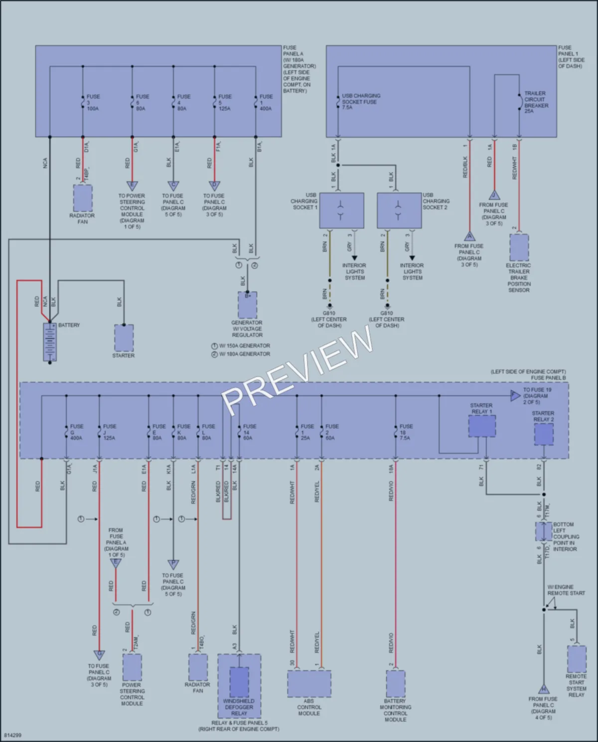 2022 Volkswagen AtlasCrossSport Power Distribution wiring diagram preview
