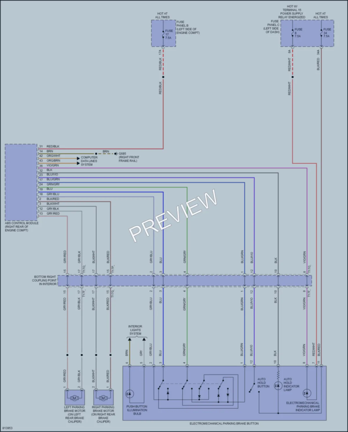 2022 Volkswagen AtlasCrossSport Shift Interlock wiring diagram preview