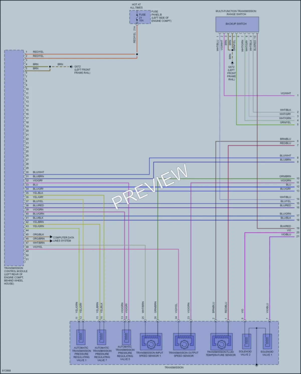 2022 Volkswagen AtlasCrossSport Transmission wiring diagram preview