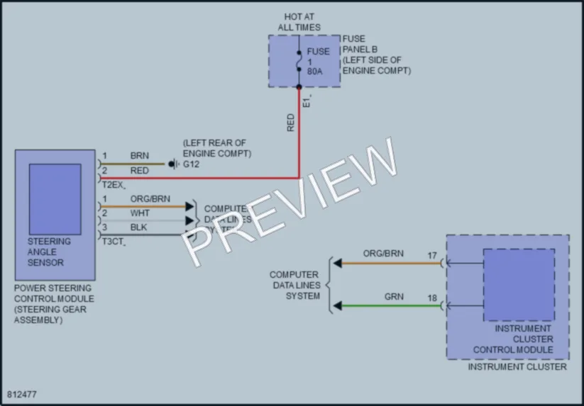 2022 Volkswagen GolfR Electronic Power Steering wiring diagram preview