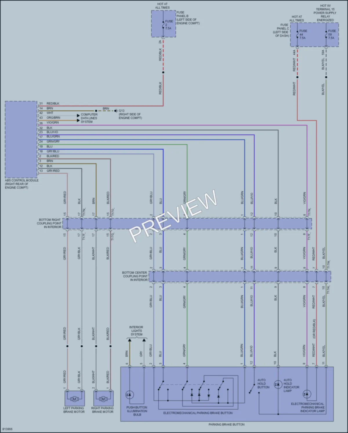 2022 Volkswagen GolfR Shift Interlock wiring diagram preview