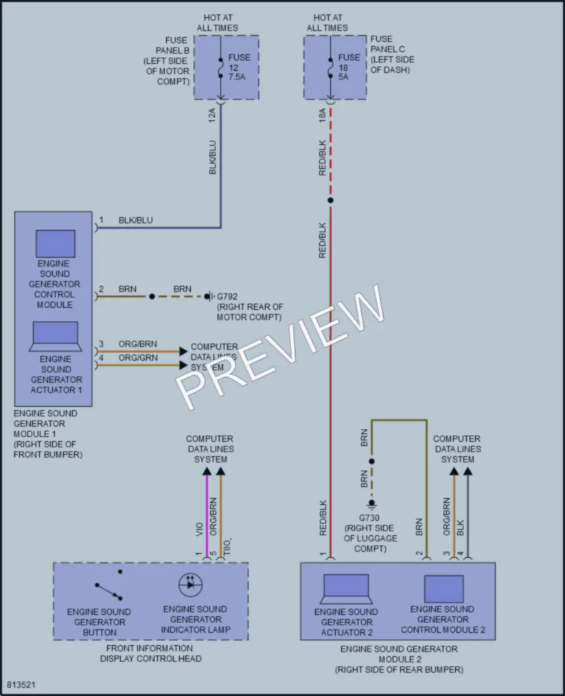 2022 Volkswagen ID4 Active Bodyworks wiring diagram preview