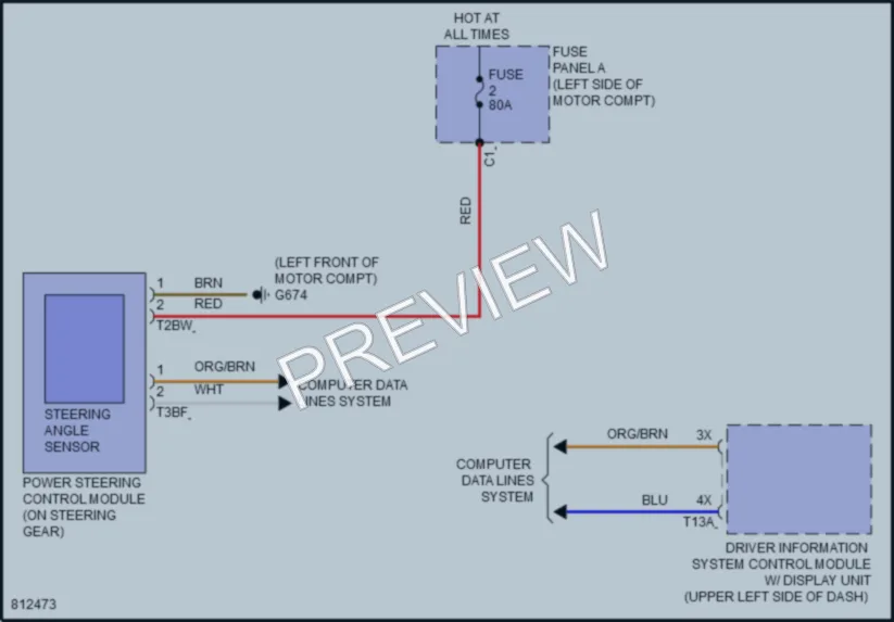 2022 Volkswagen ID4 Electronic Power Steering wiring diagram preview