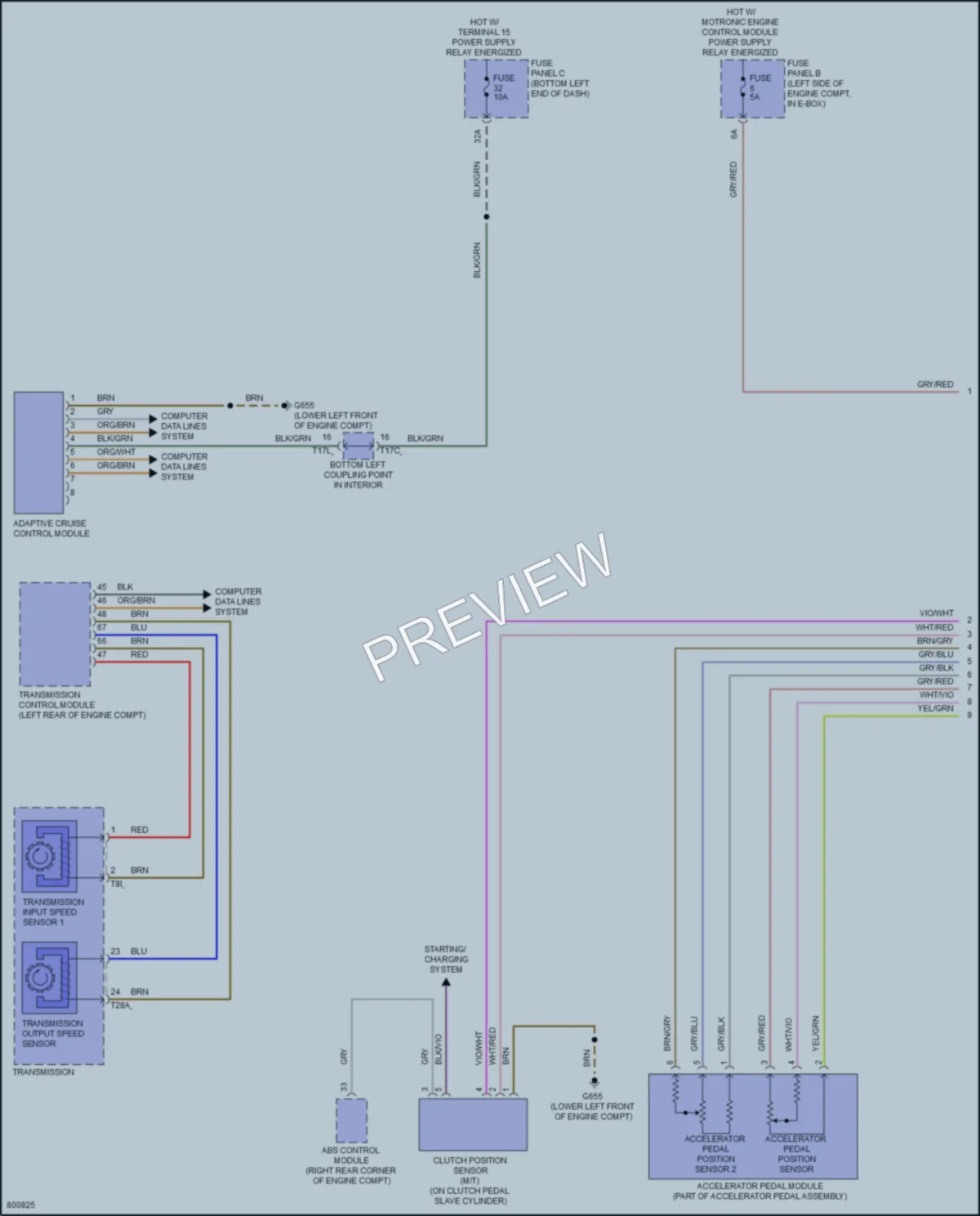 2022 Volkswagen JettaGLI Cruise Control wiring diagram preview