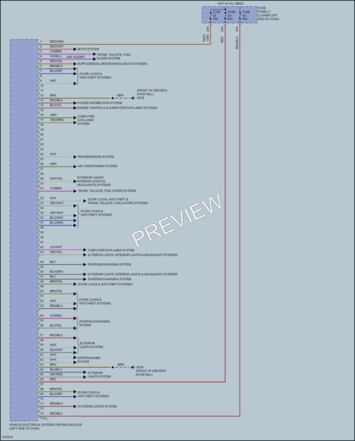 2022 Volkswagen Taos Body Control Modules wiring diagram preview