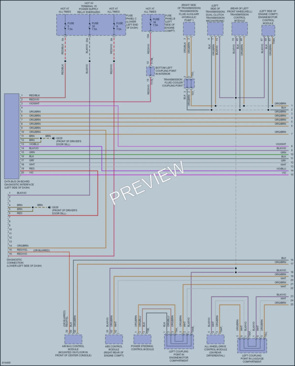 2022 Volkswagen Taos Computer Data Lines wiring diagram preview
