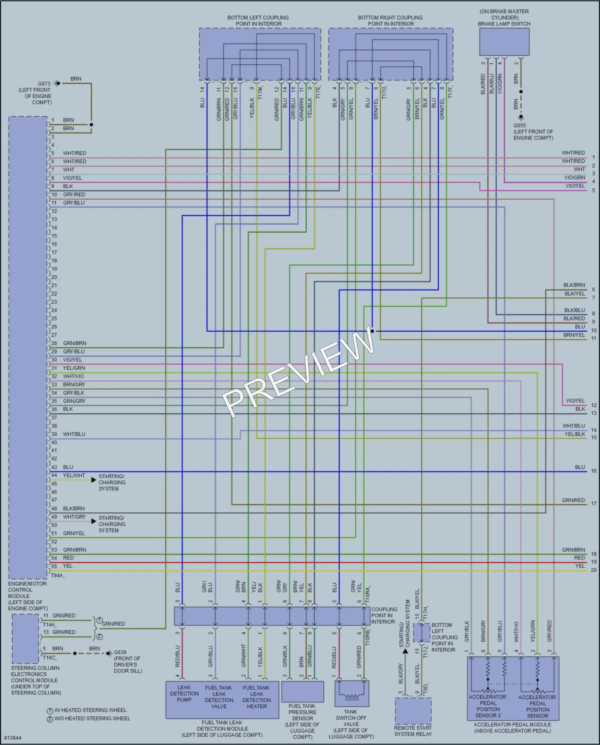 2022 Volkswagen Taos Engine Performance wiring diagram preview