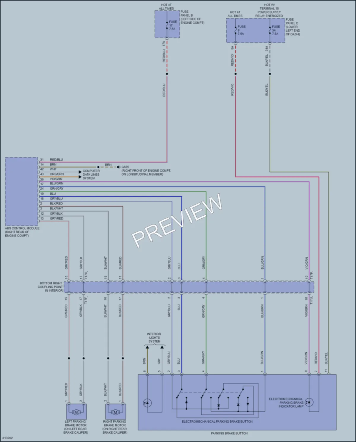 2022 Volkswagen Taos Shift Interlock wiring diagram preview