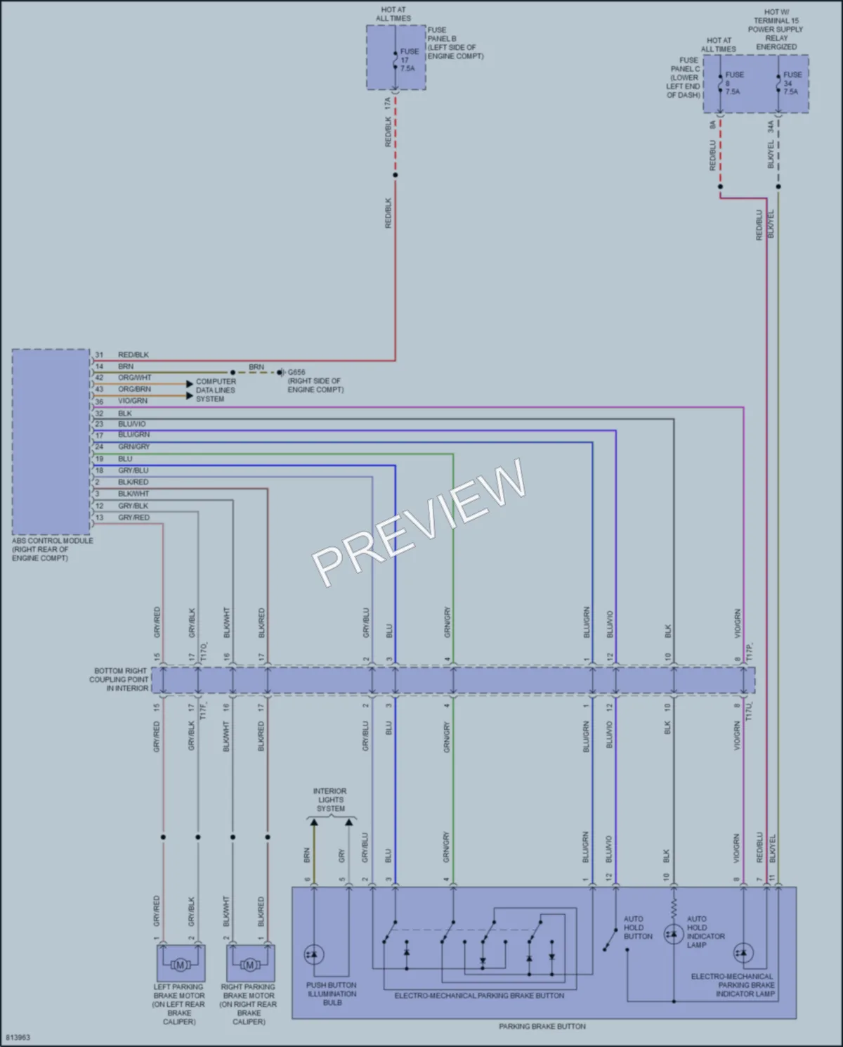 2022 Volkswagen Tiguan Shift Interlock wiring diagram preview