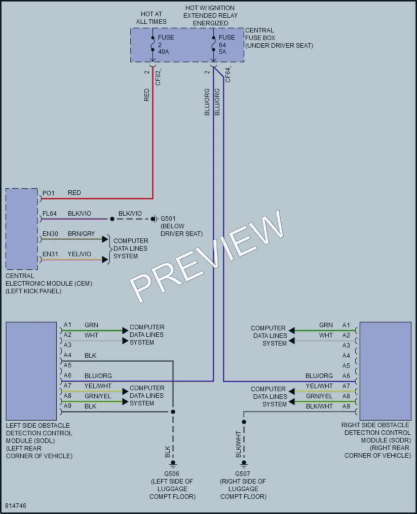 2022 Volvo XC40 Navigation wiring diagram preview