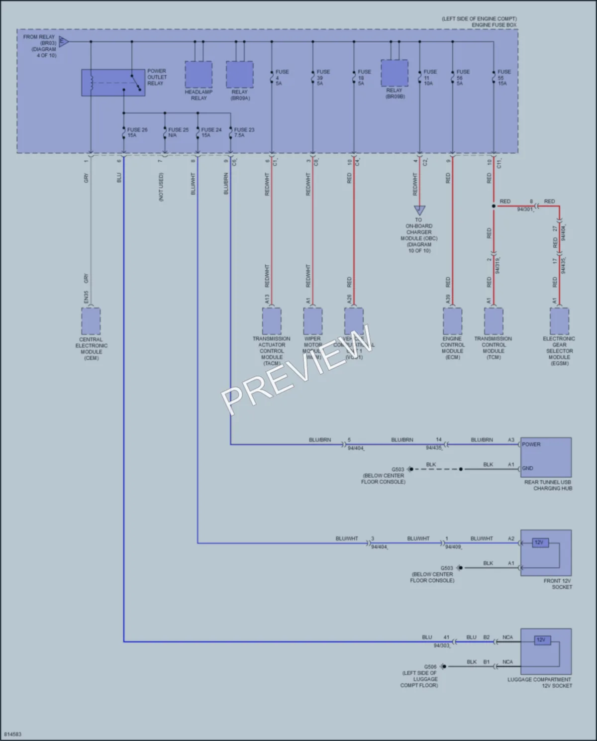 2022 Volvo XC60 Power Distribution wiring diagram preview