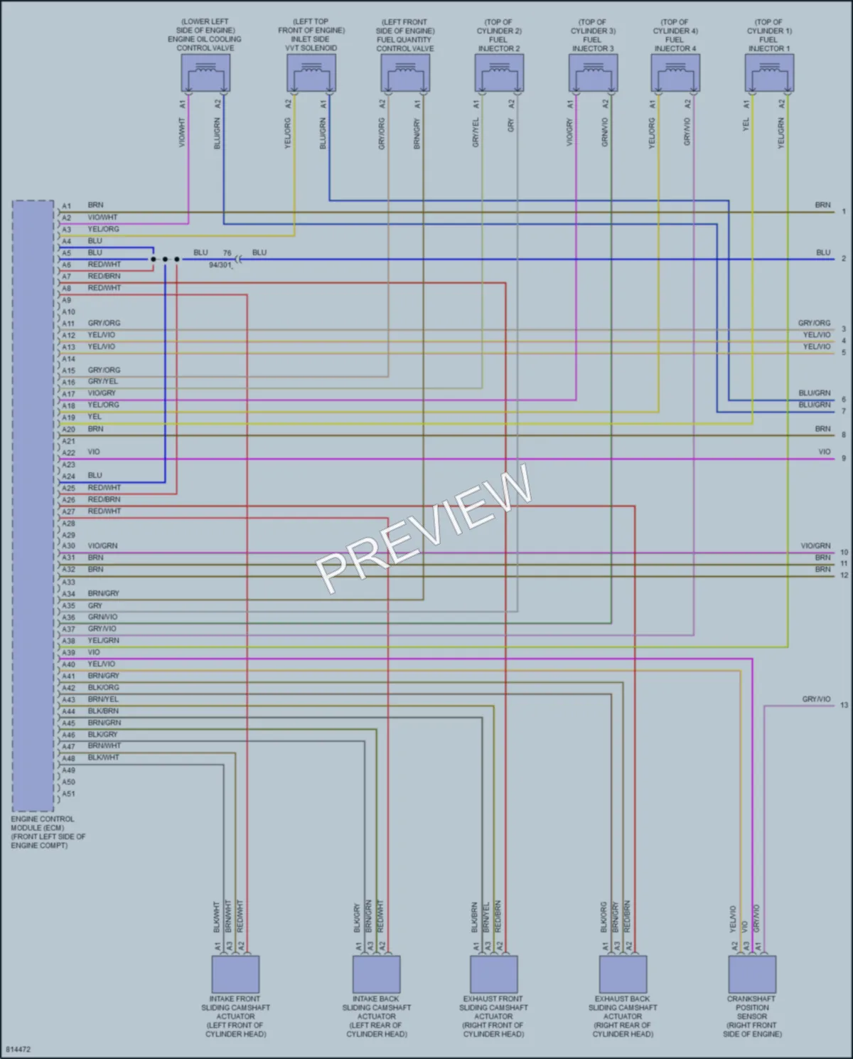 2022 Volvo XC60PlugIn Engine Performance wiring diagram preview