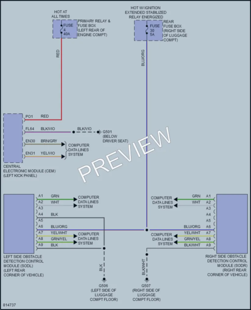 2022 Volvo XC90 Navigation wiring diagram preview