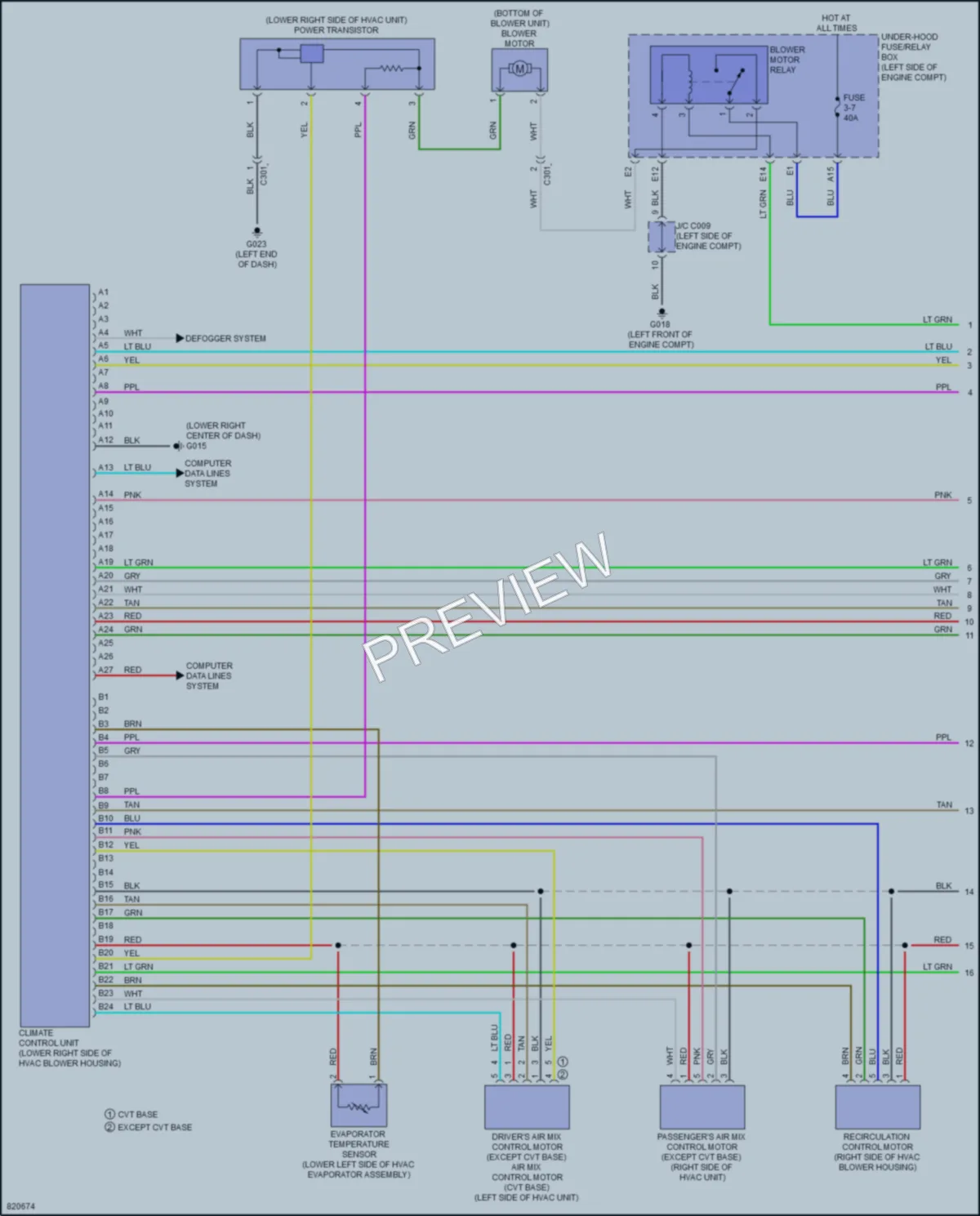 2023 Acura Integra Air Conditioning wiring diagram preview