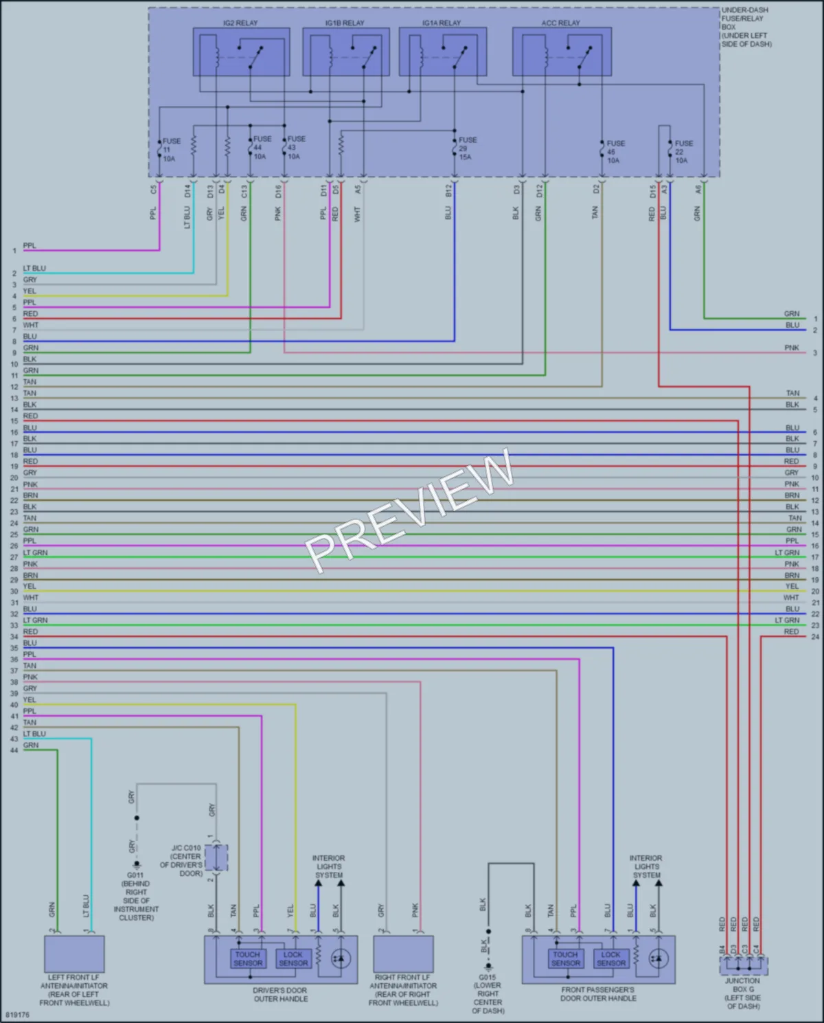 2023 Acura Integra Anti Theft wiring diagram preview
