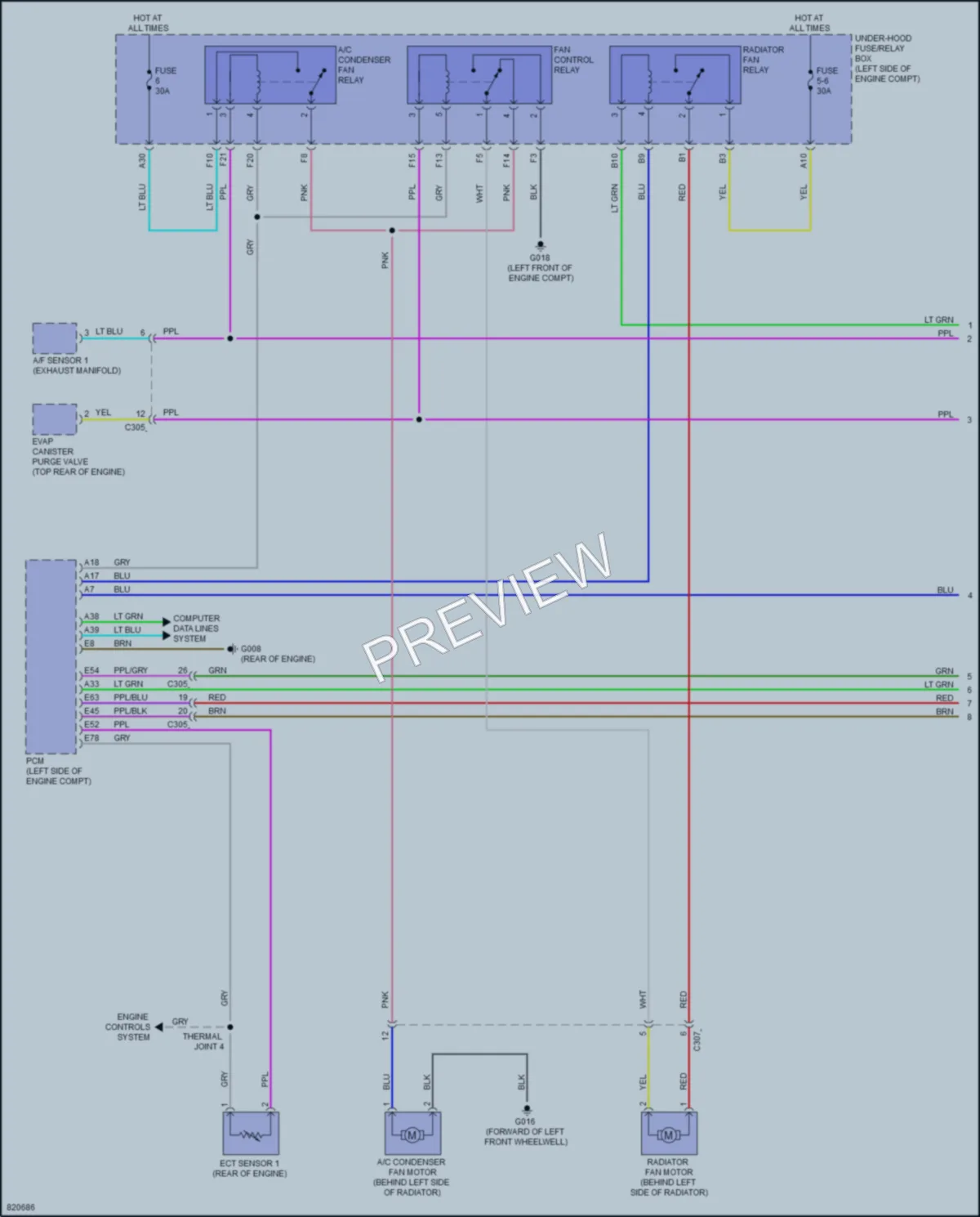 2023 Acura Integra Cooling Fan wiring diagram preview