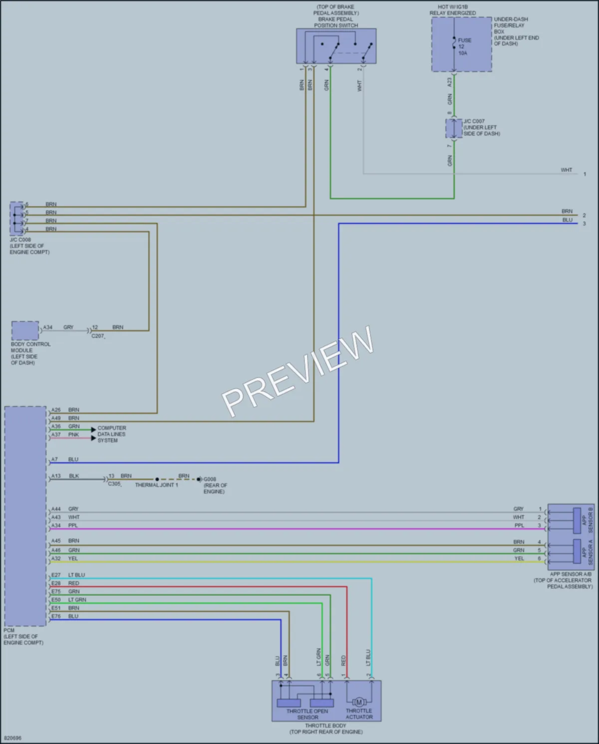 2023 Acura Integra Cruise Control wiring diagram preview