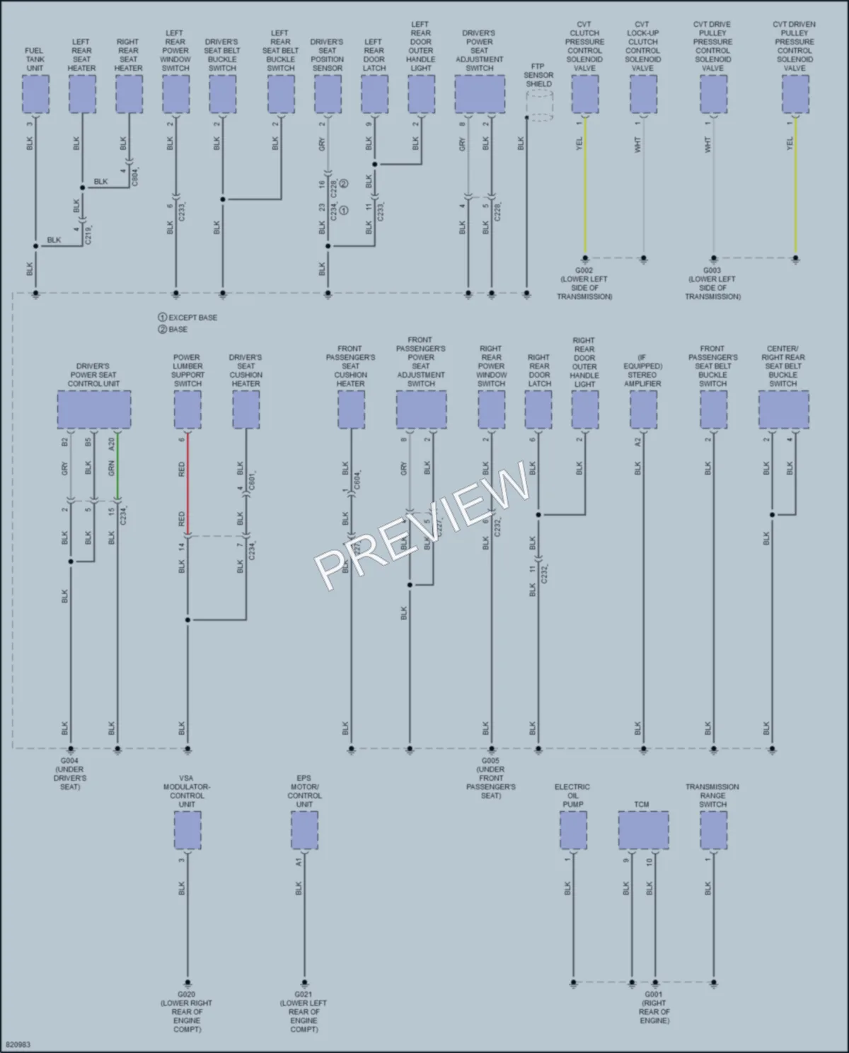 2023 Acura Integra Ground Distribution wiring diagram preview