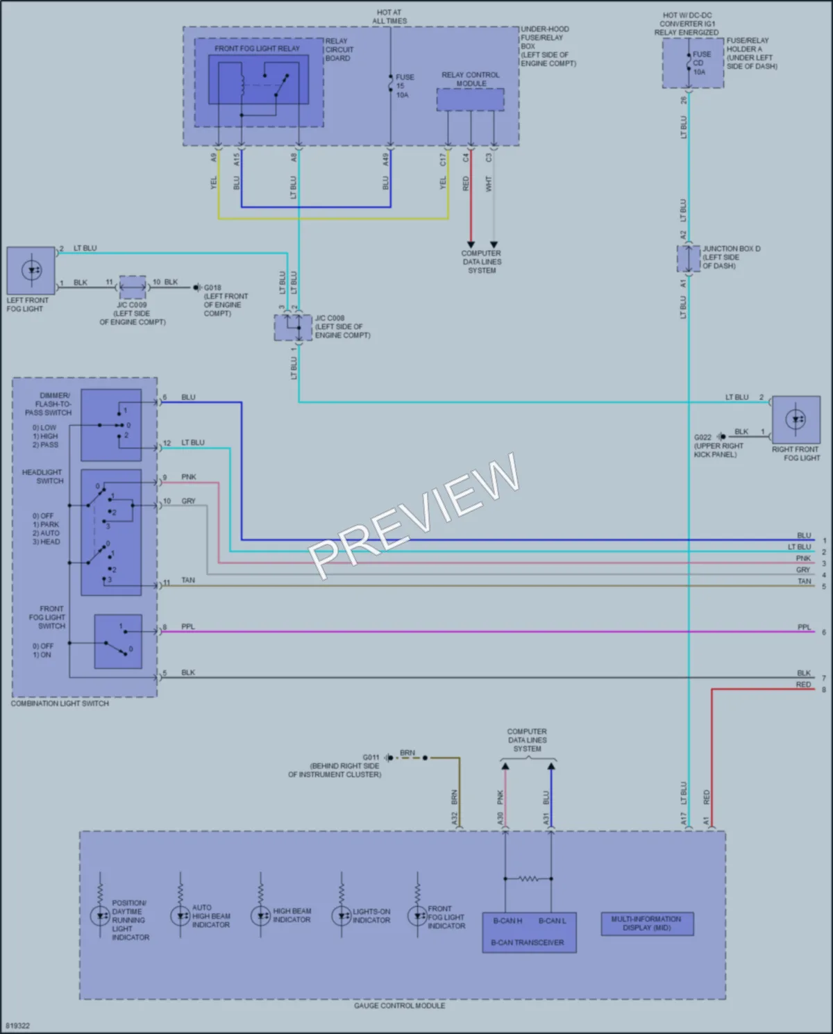 2023 Acura Integra Headlights wiring diagram preview