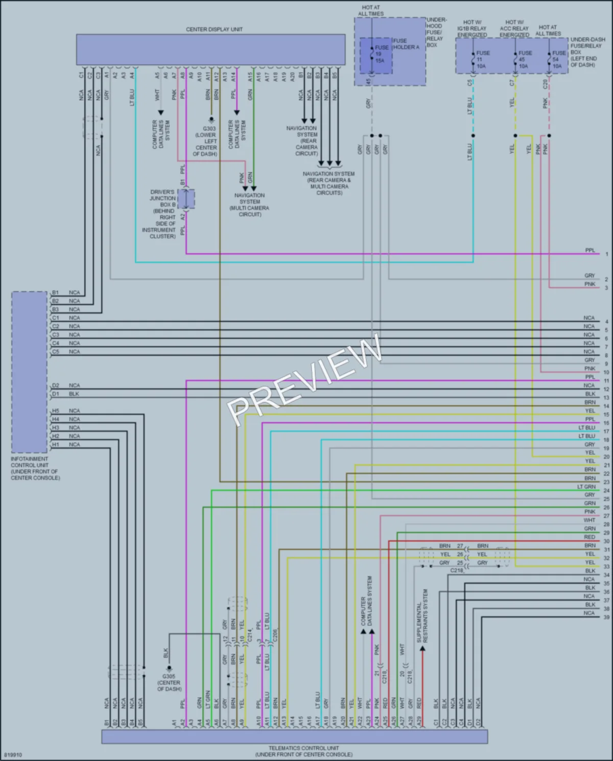 2023 Acura MDX Radio wiring diagram preview