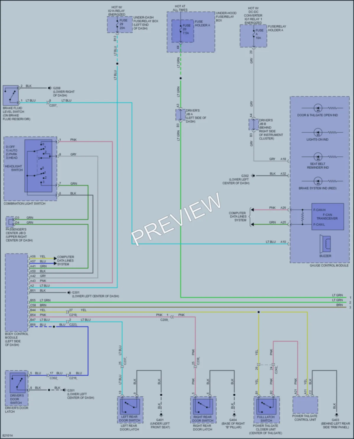 2023 Acura MDX Warning Systems wiring diagram preview