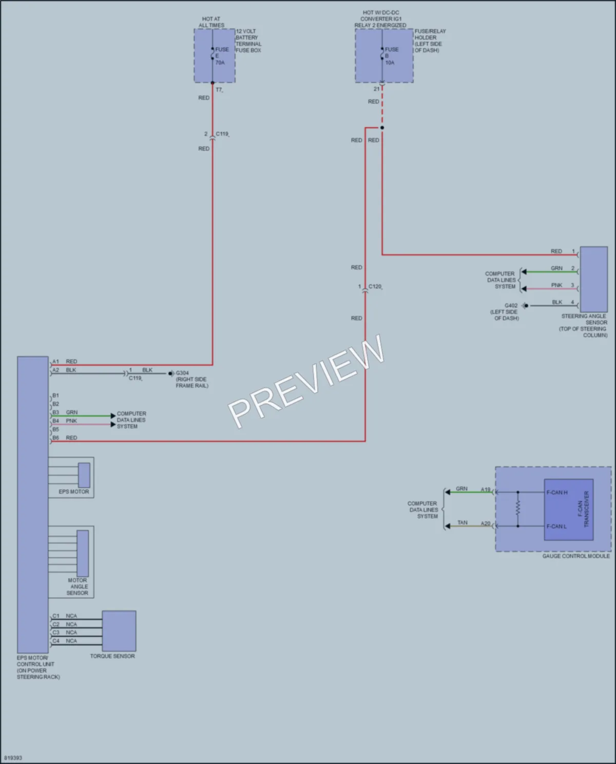 2023 Acura RDX Electronic Power Steering wiring diagram preview