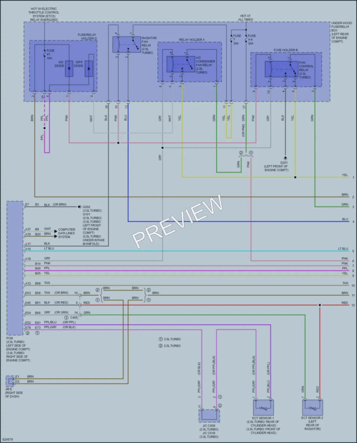 2023 Acura TLX Cooling Fan wiring diagram preview