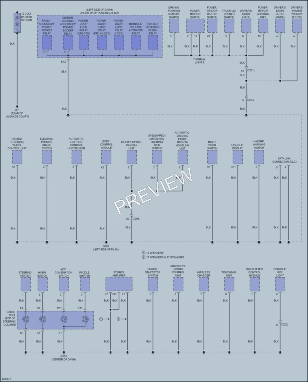 2023 Acura TLX Ground Distribution wiring diagram preview