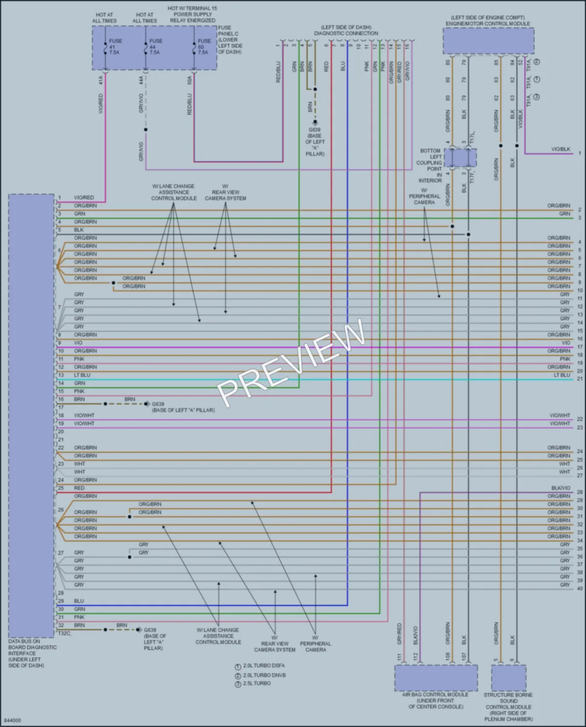 2023 Audi A3 Computer Data Lines wiring diagram preview