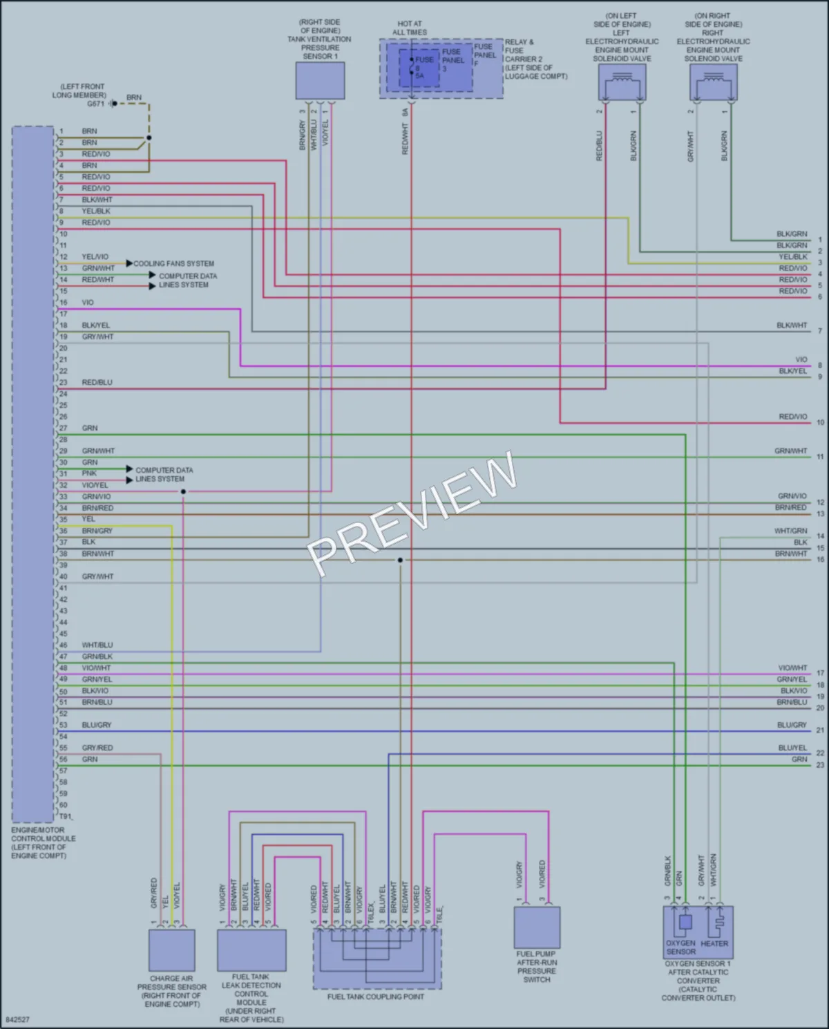 2023 Audi A4allroad Engine Performance wiring diagram preview