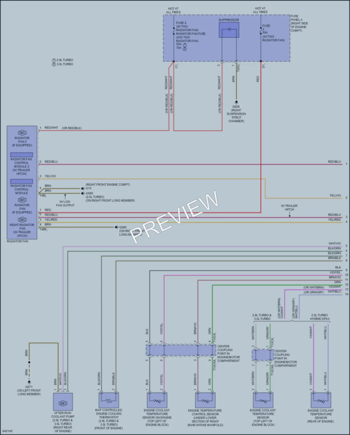 2023 Audi A5 Cooling Fan wiring diagram preview