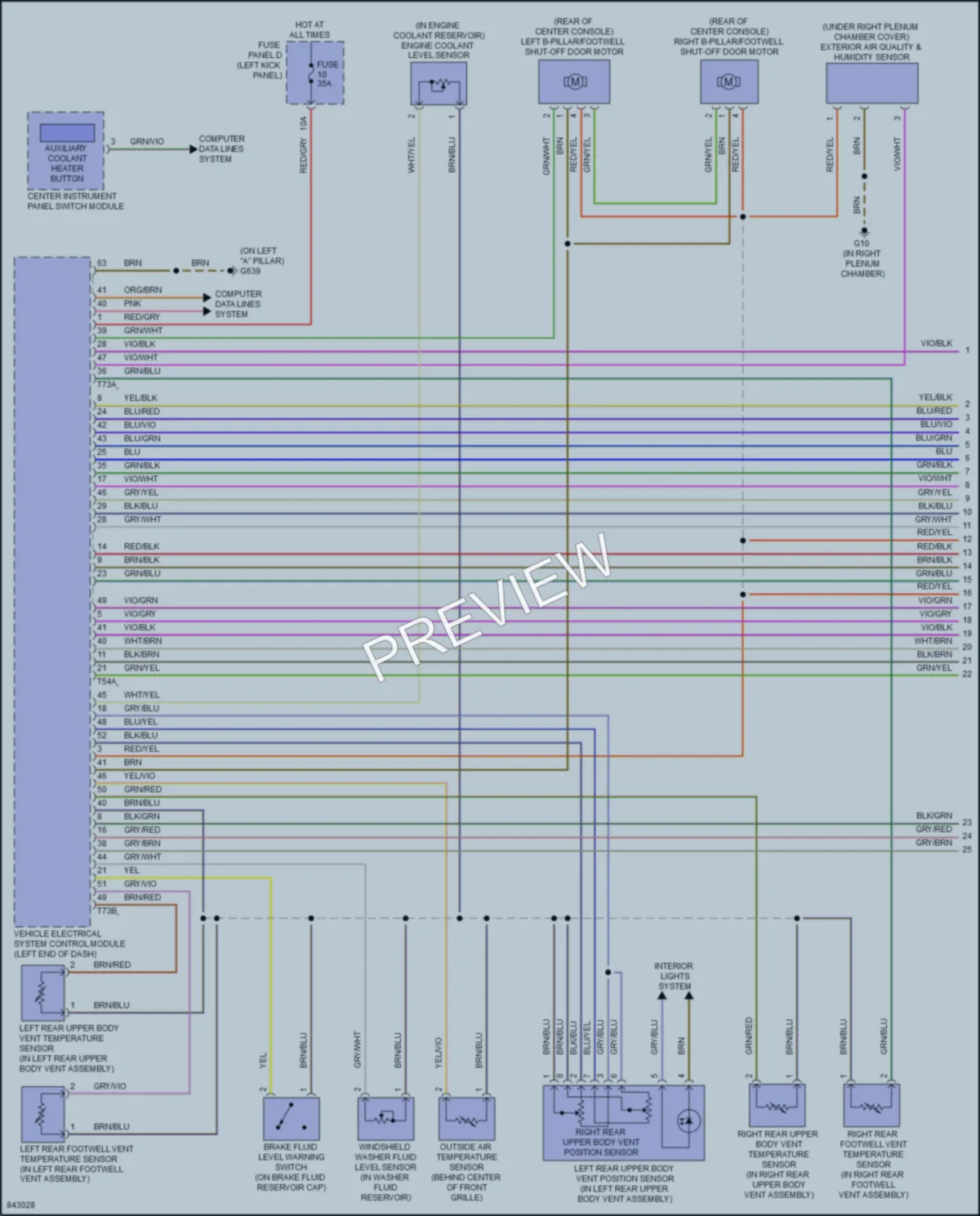 2023 Audi A6allroad Air Conditioning wiring diagram preview