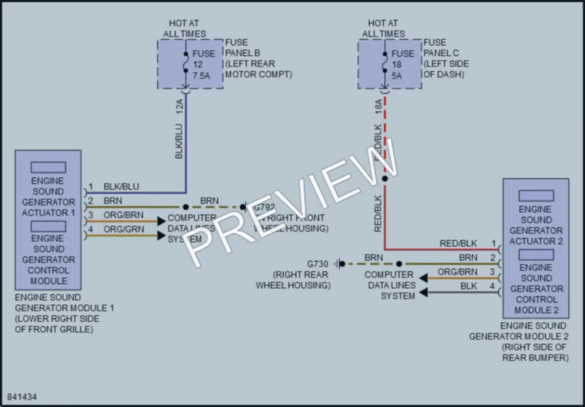 2023 Audi Q4etron Active Bodyworks wiring diagram preview