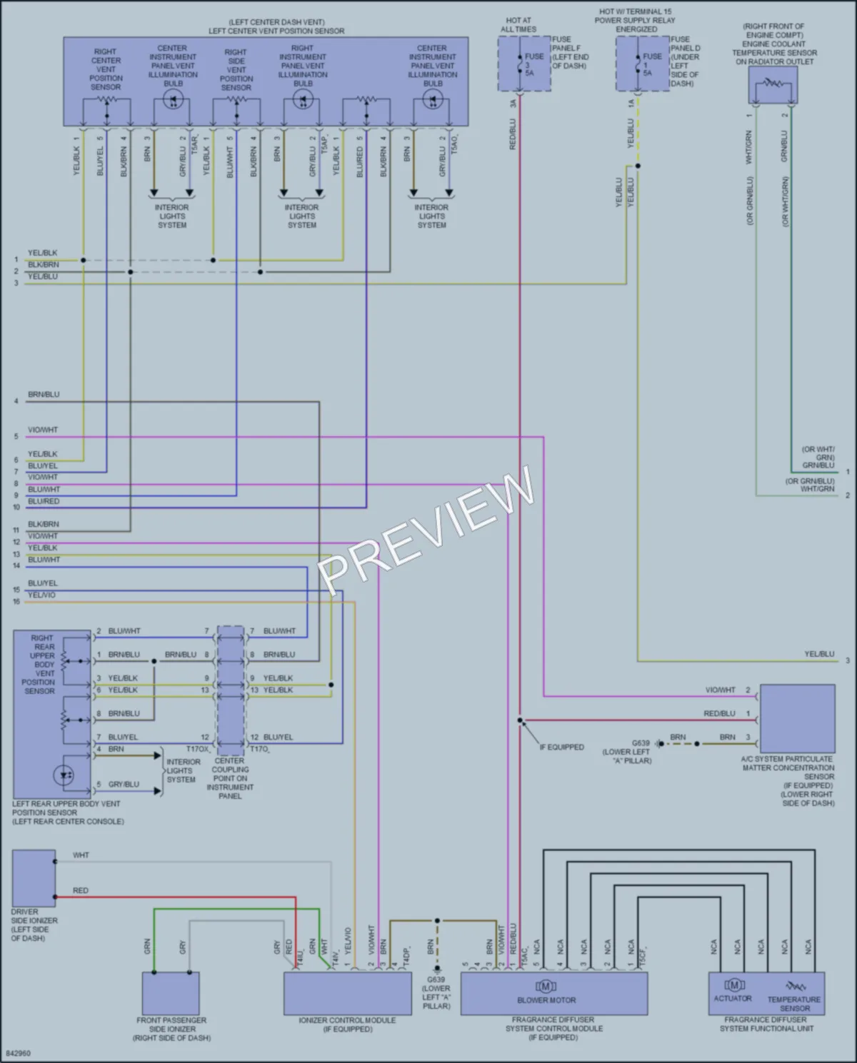 2023 Audi Q8 Air Conditioning wiring diagram preview
