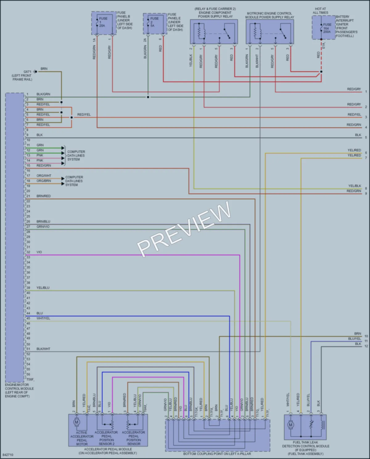 2023 Audi Q8 Engine Performance wiring diagram preview