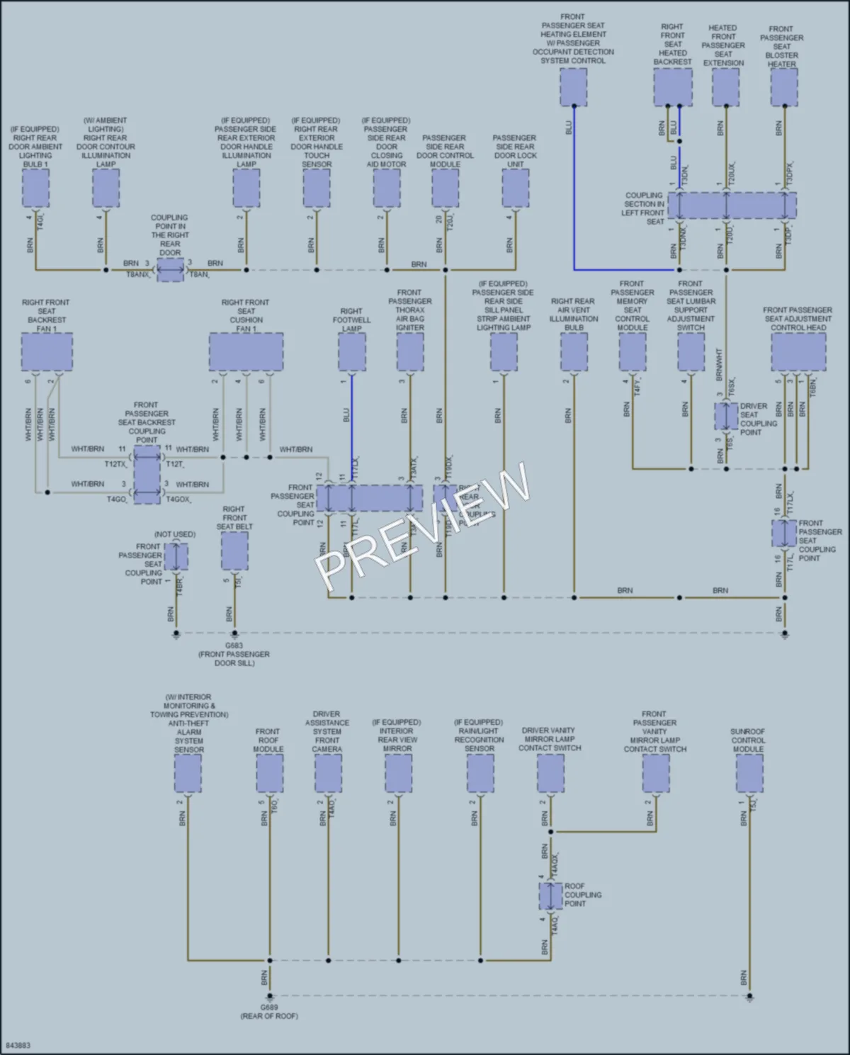 2023 Audi Q8 Ground Distribution wiring diagram preview