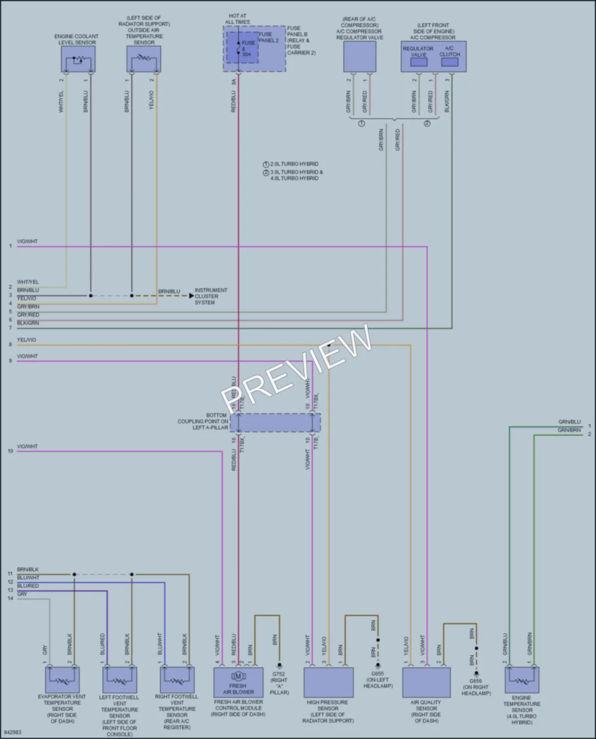 2023 Audi SQ7 Air Conditioning wiring diagram preview